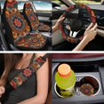 thumbnail image 4 of KUIFORTI Mandala Print Car Seat Cover Set Easy Installation Set 14 Pcs Aotumotive Interior Sets Car Armrest Cushion Universal Fit Cars SUV Trucks Comfortable Breathable, 4 of 7