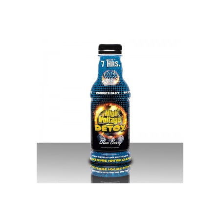 16 Oz Herbal Clean Detox - High Voltage Detox Drink 16 oz. Blueberry Flavor