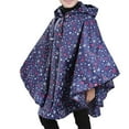 thumbnail image 2 of Imperméable Unisexe Enfants Garçons Cape Imperméable Enfant Imperméable à Capuche Chauves-Souris à Capuche, 2 of 7