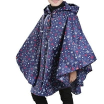 Odeerbi Rain Coats Kids Rain Jacket Waterproof Girls Boys Rain Cape Kid Hooded Jacket Hooded Bats