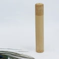 thumbnail image 2 of Tubo de cepillo de de bambú natural Soporte de cepillo de impermeable Reutilizable Portátil Ecológico con tapa Estuche de viaje Cubierta Herramientas de 16 cm para niños Gloria Porta cepillo de dientes, 2 of 9