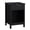 Black, variant on Hakunofo Nightstand, Black Particle Board Bedside Table with Storage Drawers, 15.7 x 13.8 x 22.8 in, Bedroom End Table Accent Cabinet for Small Spaces, Bedroom Furniture, Bedside Storage