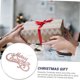 thumbnail image 5 of Adorno navideño rosa para árbol de Navidad, ideal para colgar en fiestas | Bolsas de regalo con lazos rosas y hongos de espuma | Espuma plástica duradera de 20 x 10 cm | Ideal para centros de mesa,, 5 of 6