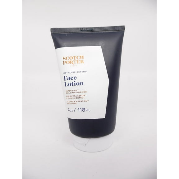 Scotch Porter Defend Face Lotion for Men Daily Facial Moisturizer 4 oz.