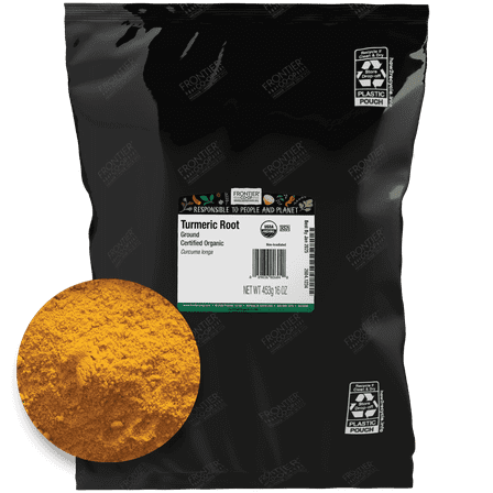 Frontier Co-op Organic Turmeric Root Powder, 16 oz