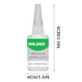 thumbnail image 3 of DPTALR Colle Universelle Super Forte pour Plastique, Résine, Céramique, Métal, Verre 50ml 2 Pcs, 3 of 9