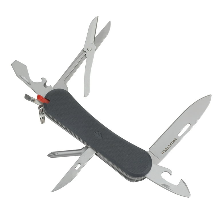 Solo G3 swisspoint① 3 pack) Swiss Tech Listig 7-in-1 Folding Multi-Tool, Compact