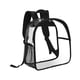 thumbnail image 5 of Mochila transparente impermeable de PVC para mujer Negro, 5 of 9