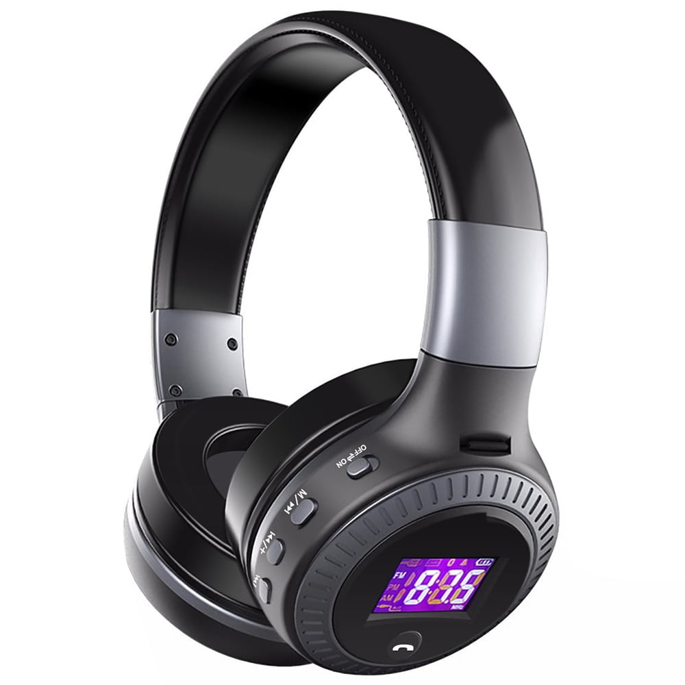 2X Bluetooth Kopfhörer Wireless Over Ear Headsets Mikrofon FM für iOS/Android/PC 