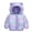 Purple, variant on Toddler Baby Hooded Down Jacket Boys Girls Kids Thicken Warm Winter Bear Coat Outerwear Ba-Purple-(1 Year)