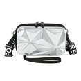 thumbnail image 2 of Moda maleta forma monedero mujer hombro mensajero equipaje bolsa (plata) Tmvgtek Para estrenar, 2 of 9