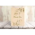 thumbnail image 3 of Sage Colored Leaves Thank You Note Card - 10 Note Cards with Envelopes - B14429, 3 of 4