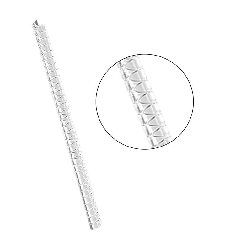 4pcs 3mm 5mm Ring Size Adjuster Plastic Transparent Loose Rings Sizes  Regulator Adjusting Spring Tool 