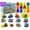 Trucks, variant on Yanxiao 12PCS Prefilled Easter Eggs with Toy Trucks, Colorful Plastic Eggs Filled with Pull-Back Construction Vehicles for Easter Egg Hunt, Basket Stuffers & Party Favors