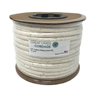  5/8 Cotton Piping Cord, Size 5.5 (25 yds)