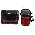 thumbnail image 4 of Unique Bargains Handlebar Bag with Touch Screen Phone Holder Mesh Side Pocket Front Storage Bag for Mountain Bike Red, 4 of 7
