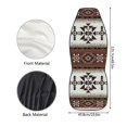 thumbnail image 5 of Renewold Car Seat Covers Set 2 PCS Universal Soft Car Seat Protection Auto Interior Accessories Decor for Men Women, Southwest American Tribal Dark Brown, 5 of 7