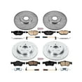 thumbnail image 3 of PowerStop Front and Rear Z23 Evolution Sport Carbon-Fiber Ceramic Brake Pad and Drilled & Slotted Rotor Kit Fits: MERCEDES-BENZ Select Models K4507, 3 of 10