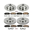 thumbnail image 3 of Power Stop Front and Rear Stock Replacement Brake Pad and Rotor Kit KOE2557, 3 of 8