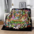 thumbnail image 2 of Game My Singing Monsters manta estampada con brida, manta cálida, manta de picnic, suave y cómoda, regalo de cumpleaños, 2 of 4