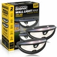 thumbnail image 1 of Bell + Howell Bionic Wall Light Max 2 Pack Solar Powered Motion Activated Outdoor Security Lights, 1 of 7