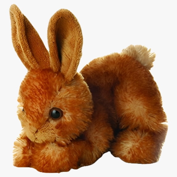 Aurora Adorable Mini Flopsie™ Bitty Bunny Stuffed Animal - Playful Ease - Timeless Companions - Brown 8 Inches