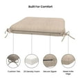 thumbnail image 7 of Covers & all Sunbrella Square Dining Chair Cushions 3" Foam Tear and UV Resistant Outdoor chairs, 7 of 7