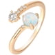 thumbnail image 1 of Joyas y otros complementos Anillos de ópalo ajustables chapados / Anillos apilados / Anillos de oro para mujer Zhivalor WMZL-971-1, 1 of 4