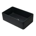 thumbnail image 6 of ALFI brand AB3320SB-BM 33 inch Black Reversible Single Fireclay Farmhouse Kitchen Sink, 6 of 10