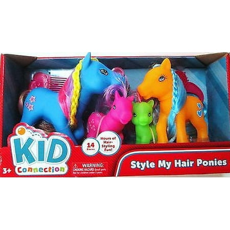 Kid Connection Style My Hair Ponies Set