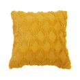 thumbnail image 1 of OUSITAID Throw Pillow Cover Geometric Tear Resistant Plush Solid Color Simple Style Cushion Case for Bedroom, 1 of 12