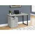 thumbnail image 5 of Monarch Specialties Computer Desk, Home Office, Laptop, Storage Drawers, 48"L, Work, Grey Laminate, 5 of 11