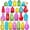 Colored, variant on Bud Vases - in Bulk 24,Vintage Small Glass Bud Vases for Flowers, Clear Crystal Mini Glasses in Bulk, Small Flower Design for Centerpieces Wedding Decorations Home Flower Party Decor