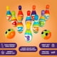thumbnail image 2 of Juego de bolos para niños, con 10 bolos y 2 bolas, juego educativo de desarrollo temprano para interiores y exteriores, para niños pequeños y bebés, niños y niñas de 3, 4, 5 a 12 años Ormromra WRQX-514, 2 of 7