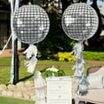 thumbnail image 4 of Austok Disco Ball Balloons,6 Pack,22 Inch 4D Large Mirror Metallic Balloons for Disco Dance Party Supplies Birthday Party Wedding Baby Shower, 4 of 6