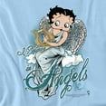 thumbnail image 2 of Betty Boop T-Shirt I Believe In Angels Unisex Graphic Tee For Men & Women, 2 of 7