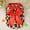 Red, variant on Leopard Print Festive Vest for Dogs and Cats Cozy Autumn Winter Pet Apparel Clothing
