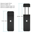 thumbnail image 4 of Support de Bâton pour Support de Smartphoe + Compatible avec osmo Mbbile Rallonge de Tige Selfie 3 pour, 4 of 5