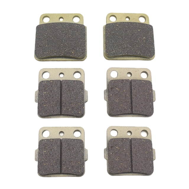 koolsoo 6 Pieces Motorbike Motorcycle Front Rear Brake Pads Set for LTZ 400 03-12