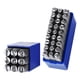 thumbnail image 1 of Pack 36 Punzones De Metal De Letras Y Números 4 Mm Para grabado en metal, cuero, madera y más, 1 of 5