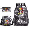 thumbnail image 1 of 3pcs Disney Mickey Minnie Mouse Bookbag Kids Backpack Student Boys Girls School bags Shoulder Bag Set Daily Backpacks Mochilas, 1 of 4