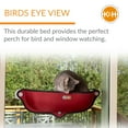 thumbnail image 4 of K&H Pet Products EZ Mount Window Bed Kitty Sill Classy Red 27 X 11 X 6 Inches, 4 of 11