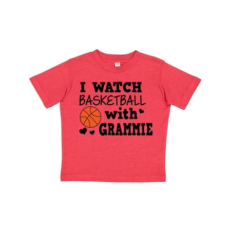 

Inktastic I Watch Basketball with Grammie Gift Toddler Boy Girl T-Shirt