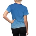 thumbnail image 5 of 'Ocean Blue' Women's Cut & Sew Tee (AOP), 5 of 6