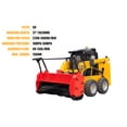 MMS 72 Inch Forestry Mulcher Attachment Garden Mulcher for Bobcat Skid ...