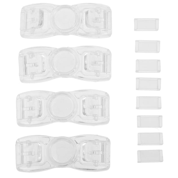 BRIGHTFUFU 4 Uds. Botones para gafas de natación, botones de correa para gafas, hebillas para gafas de natación, botones para gafas