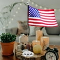 thumbnail image 1 of Raindrops 4Pcs Compact Flag Bracket Metal Silver Holding Flags for Historical Events, 1 of 8