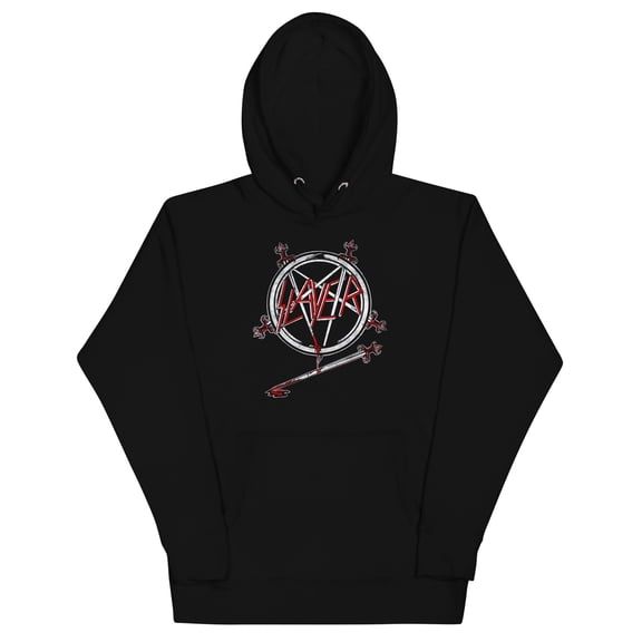 Slayer - Sword Logo Unisex Hoodie - Black - Small