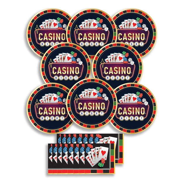 BTHERE Birthday Party Pack Bundle Roll The Dice Casino Birthday Set