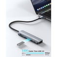 thumbnail image 3 of Hub USB C Glomtheia 7 en 1 4K HDMI 100 W PD USB 3.0, 3 of 8